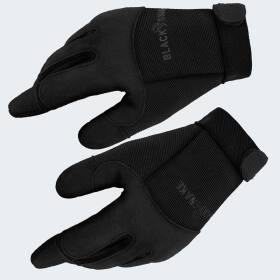 Army Gloves aus Spezialkunstleder - Schwarz