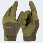 Army Gloves aus Spezialkunstleder - Oliv - S
