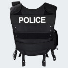 Tactical Vest with Patch POLICE - black XL/XXL