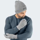 Thinsulate® Knitted Beanie and Gloves Set - grey - S/M