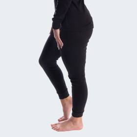 Ladies Thermal Pants cozy - black S 2er Set