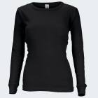 Womens Thermal Shirt cozy - black