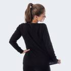 Womens Thermal Shirt cozy - black L