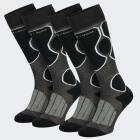 Skisocks high protection 2 pair - Black/Antracite