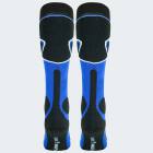 Skisocks high protection  2 pair - Black/Blue