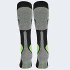 Skisocks high protection  2 Pair - Black/Grey/Lime