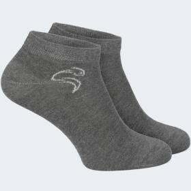 Basic Sneaker Socken smooth style 3 Paar - Anthrazit/Grau/Hellgrau