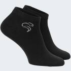 Basic Sneaker Socken smooth style 3 Paar - Schwarz/Grau/Hellgrau
