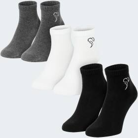 Basic Quarter Sneaker Socken pure comfort 3 Paar -...