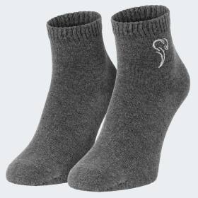 Basic Quarter Sneaker Socken pure comfort 3 Paar - Schwarz/Grau/Weiß