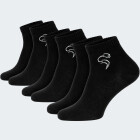 Basic Quarter Sneaker Socken pure comfort 3 Paar - Schwarz