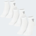 Basic Quarter Sneaker Socken pure comfort 3 Paar - Weiß