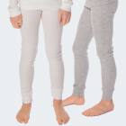 Kids Thermal Underpants cuddle 2 pcs. - Creme/Grey