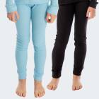 Kids Thermal Underpants cuddle 2 pcs. - Lightblue/Black