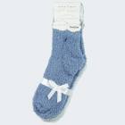 Ladies Cozy Socks 2 Pairs - Blue/Grey OneSize