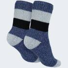 Kids Thermal Socks fleecy - Blue/Grey