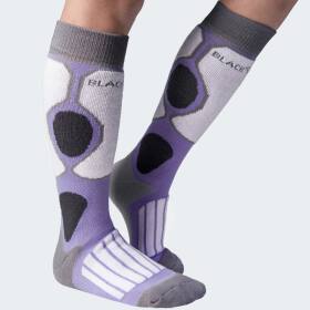 Kids Functional Ski Socks high protection - Violett