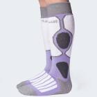 Kids Ski Socks 2 Pairs high protection - Purple