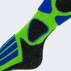 Kids Ski Socks 2 Pairs high protection - Green/Blue